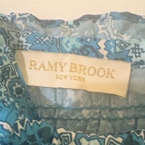 Ramy Brook Blue Patterned Maxi Dress